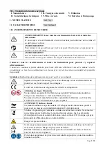 Preview for 3 page of Ribimex 515796 User And Maintenance Manual