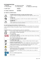 Preview for 12 page of Ribimex 515796 User And Maintenance Manual