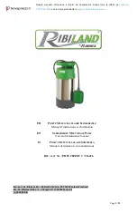 Ribimex 516426 User And Maintenance Manual preview