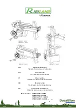 Preview for 1 page of Ribimex Ribiland 042001 User And Maintenance Manual