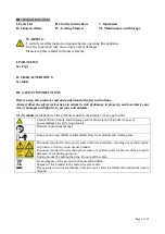 Preview for 10 page of Ribimex RIBILAND PRPVC751CIP User And Maintenance Manual