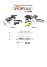 Preview for 1 page of Ribimex Ribitech PE12V/2500 User And Maintenance Manual