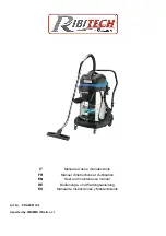 Preview for 1 page of Ribimex Ribitech PRASP61LX2 User And Maintenance Manual