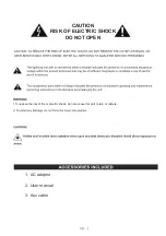 Preview for 2 page of Ricatech 9000-0030-1575 Instruction Manual