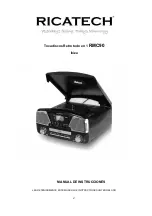 Preview for 47 page of Ricatech Ibiza RMC90 Instruction Manual