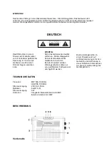 Preview for 21 page of Ricatech PR390 User Manual