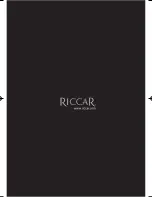 Предварительный просмотр 13 страницы Riccar 1500P Owner'S Manual