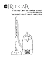 Riccar 1700 Service Manual preview