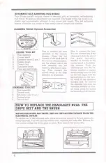 Preview for 9 page of Riccar 2000 Series Operating Instructions Manual