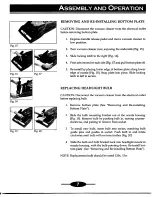 Предварительный просмотр 10 страницы Riccar 4000 Series Operating Instructions Manual