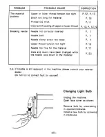 Preview for 44 page of Riccar BL2000 Instruction Manual