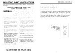 Preview for 3 page of Riccar Brilliance BRLD Owner'S Manual