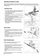 Preview for 12 page of Riccar Lock RL 603 Instruction Manual