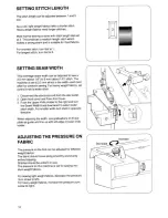 Preview for 14 page of Riccar Lock RL 603 Instruction Manual