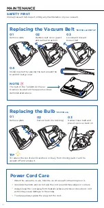 Предварительный просмотр 10 страницы Riccar Prima R50FSN Owner'S Manual