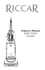 Предварительный просмотр 1 страницы Riccar R25D Owner'S Manual