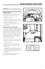 Предварительный просмотр 21 страницы Riccar R25D Owner'S Manual