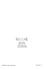 Preview for 12 page of Riccar RPB-F Owner'S Manual