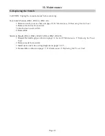 Preview for 19 page of Riccar SUPRALITE RSL1 Service Manual