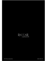 Предварительный просмотр 28 страницы Riccar Vibrance R20E Owner'S Manual