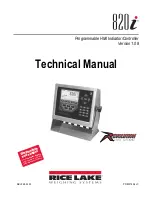 Preview for 1 page of Rice Lake 820i Technical Manual