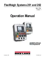 Preview for 1 page of Rice Lake 920i FlexWeigh Systems 201 Operation Manual