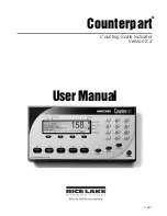 Preview for 1 page of Rice Lake Counterpart User Manual