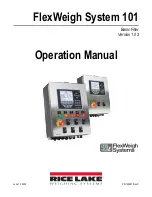 Preview for 1 page of Rice Lake FlexWeigh System 101 Operation Manual