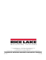 Preview for 22 page of Rice Lake IDIMENSION 20 Assembly Instructions Manual