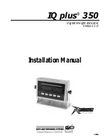 Rice Lake IQ plus 350 Installation Manual preview