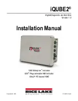 Rice Lake iQUBE2 920i Installation Manual preview