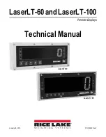 Rice Lake Laser-LT-100 Technical Manual preview