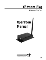 Rice Lake MaxStream XStream-Pkg Operation Manual preview