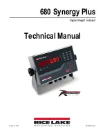 Preview for 1 page of Rice Lake Revolution 680 Synergy Plus Technical Manual