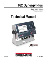 Rice Lake REVOLUTION 682 Synergy Plus Technical Manual preview