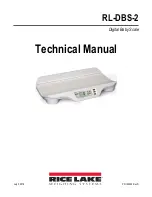 Предварительный просмотр 1 страницы Rice Lake RL-DBS-2 Technical Manual