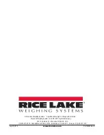 Предварительный просмотр 18 страницы Rice Lake RL-DBS-2 Technical Manual