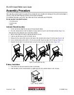 Rice Lake RL-HPJ Assembly Procedure preview