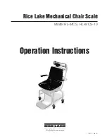 Предварительный просмотр 1 страницы Rice Lake RL-MCS Operation Instructions Manual