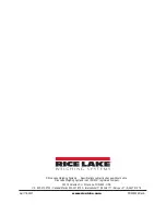 Preview for 18 page of Rice Lake RoughDeck CS Installation Manual