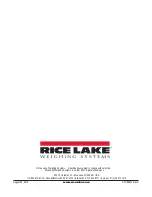 Предварительный просмотр 18 страницы Rice Lake RS-130 Operation Manual