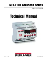 Preview for 1 page of Rice Lake SCT-1100 Technical Manual