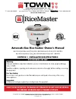 Предварительный просмотр 1 страницы RiceMaster RM-50N-R Owner'S Manual