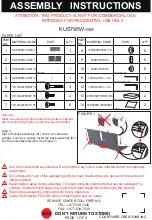 Предварительный просмотр 1 страницы Rich Context KUS795W-WM Assembly Instructions