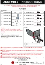 Preview for 1 page of Rich Context RWS6298 Assembly Instructions Manual