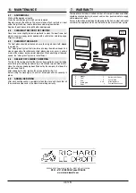 Preview for 12 page of RICHARD LE DROFF 1000 Horizon FV Instructions For Installation And Use Manual