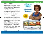 Richard Simmons Steam Heat EST7 Owner'S Manual preview