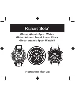 Предварительный просмотр 1 страницы RichardSolo Global Atomic Sport Watch Instruction Manual