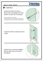 Preview for 2 page of Richelieu 701DH153260 Series Quick Start Manual