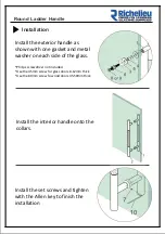 Предварительный просмотр 2 страницы Richelieu 705604838 Series Quick Start Manual